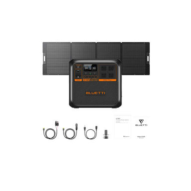 BLUETTI AC180P Portable Power Station + 1 x 350W Portable Solar Panel Inclusions