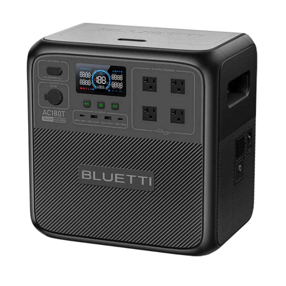 BLUETTI AC180T Portable Power Station Left View