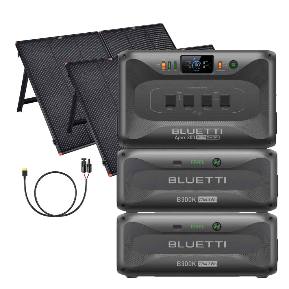BLUETTI Apex 300 Portable Power Station | 2764.8Wh | 3840W | 2400W Solar Input