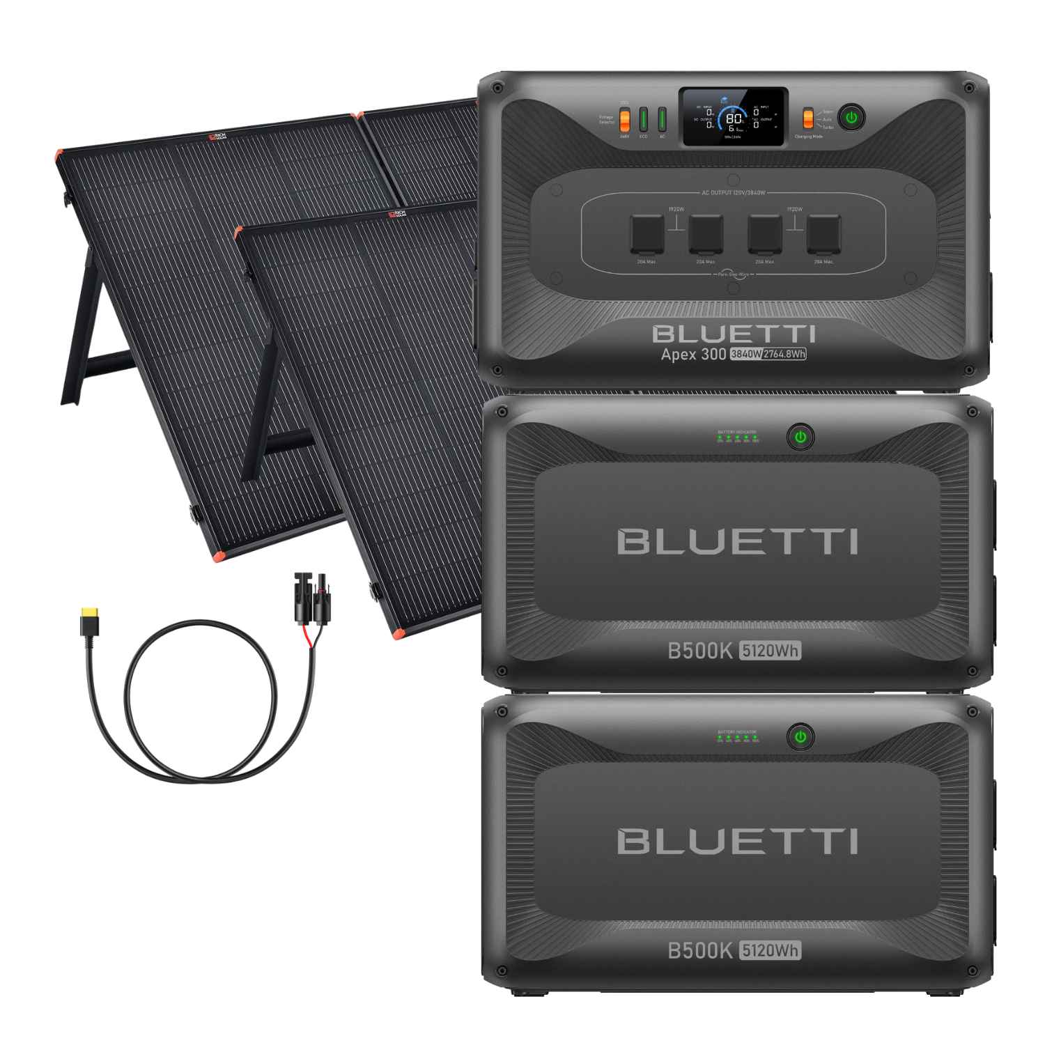 BLUETTI Apex 300 Portable Power Station | 2764.8Wh | 3840W | 2400W Solar Input