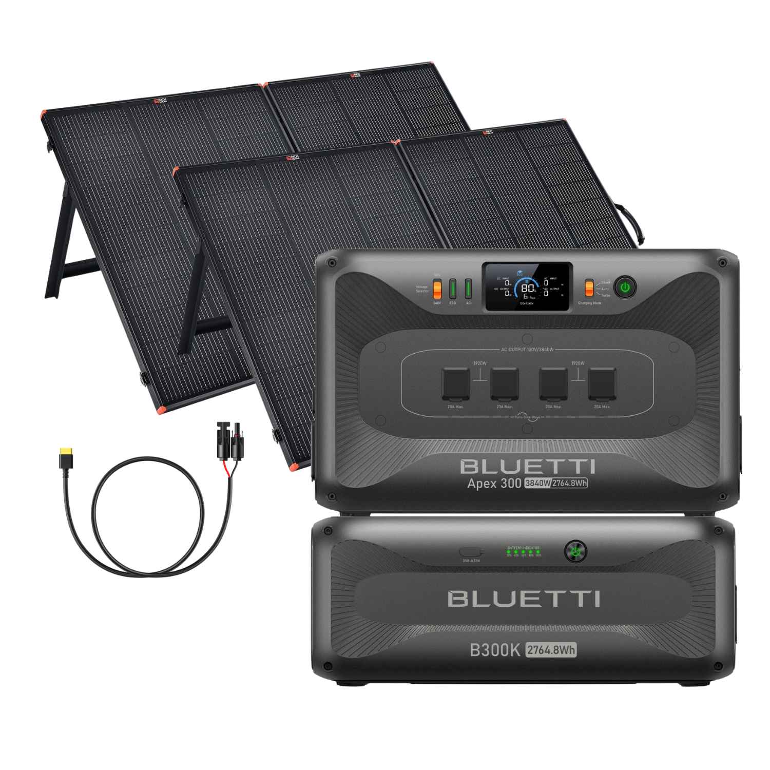 BLUETTI Apex 300 Portable Power Station | 2764.8Wh | 3840W | 2400W Solar Input