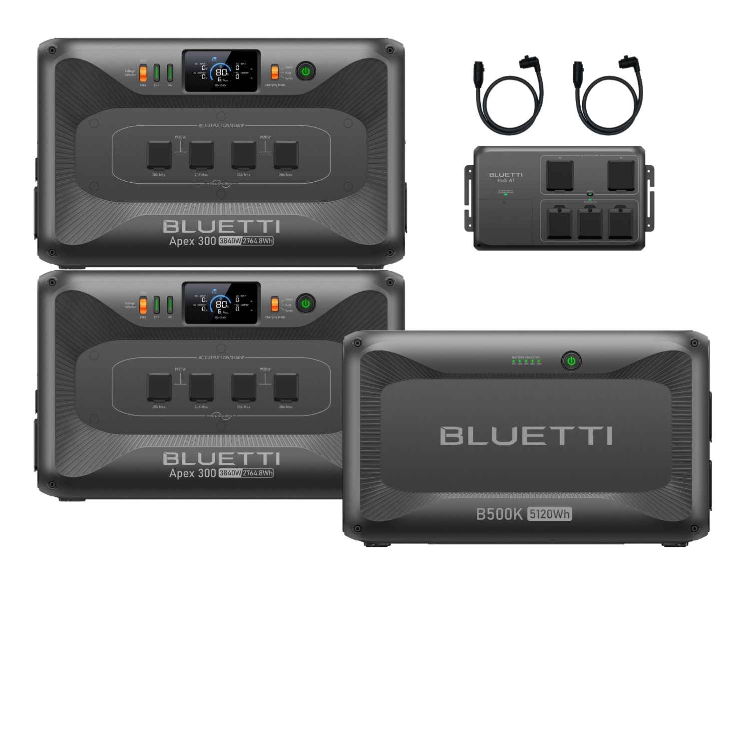 BLUETTI Apex 300 Portable Power Station | 2764.8Wh | 3840W | 2400W Solar Input