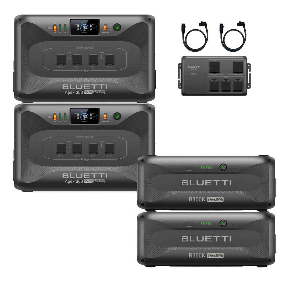 BLUETTI Apex 300 Portable Power Station | 2764.8Wh | 3840W | 2400W Solar Input