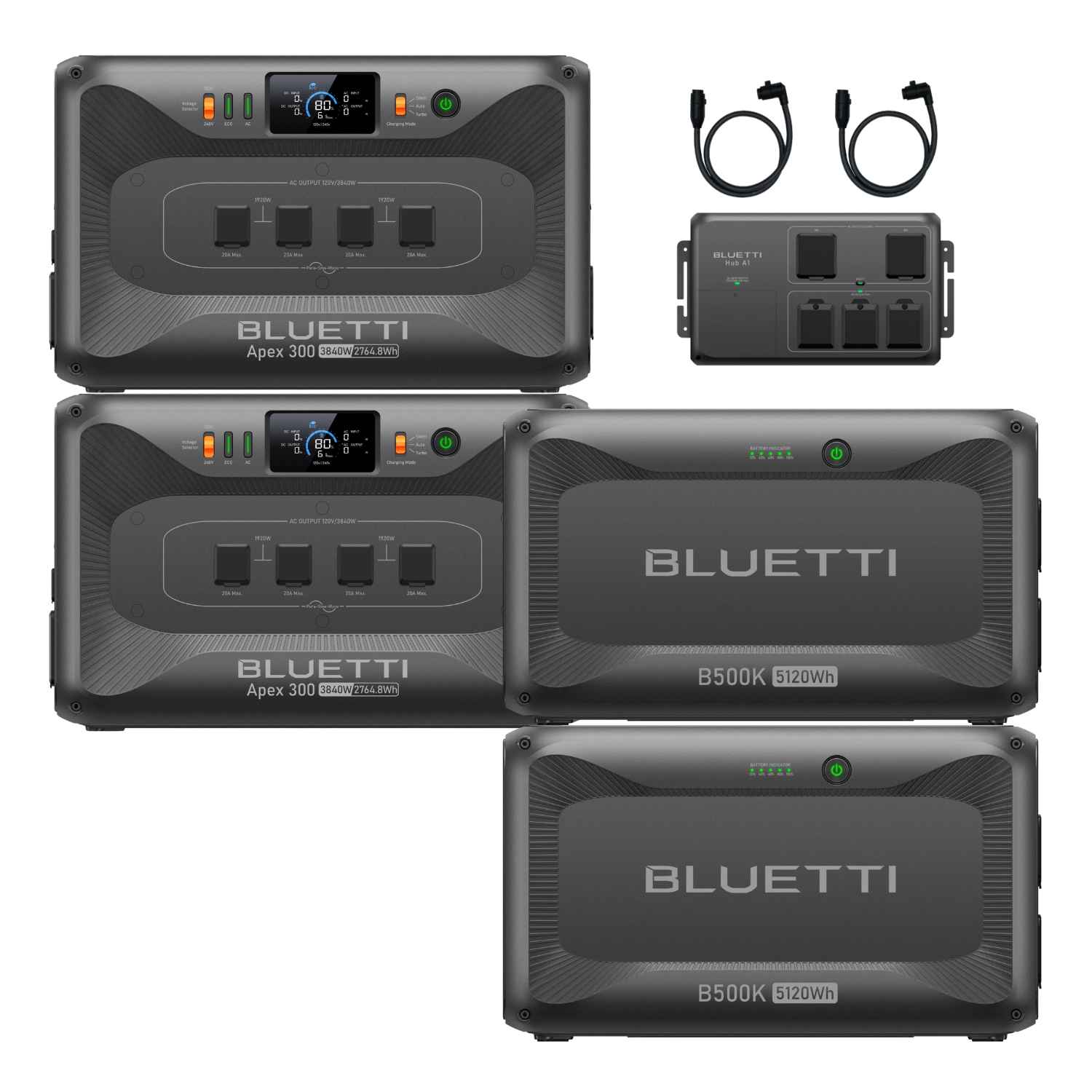 BLUETTI Apex 300 Portable Power Station | 2764.8Wh | 3840W | 2400W