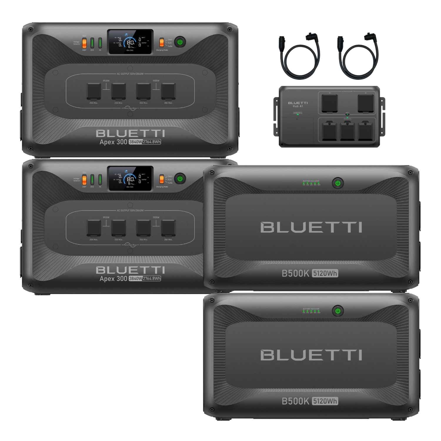BLUETTI Apex 300 Portable Power Station | 2764.8Wh | 3840W | 2400W Solar Input