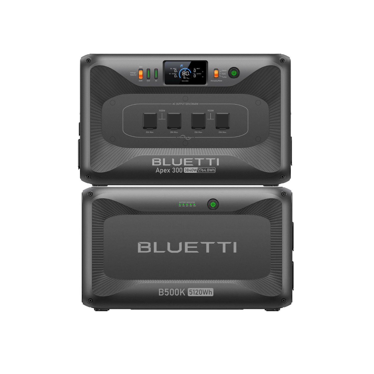 BLUETTI Apex 300 Portable Power Station with one B500K2 Battery
