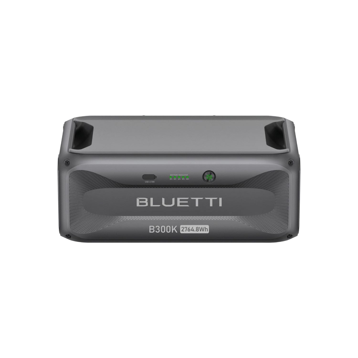 BLUETTI B300K2 Expansion Battery front view with top panel visible
