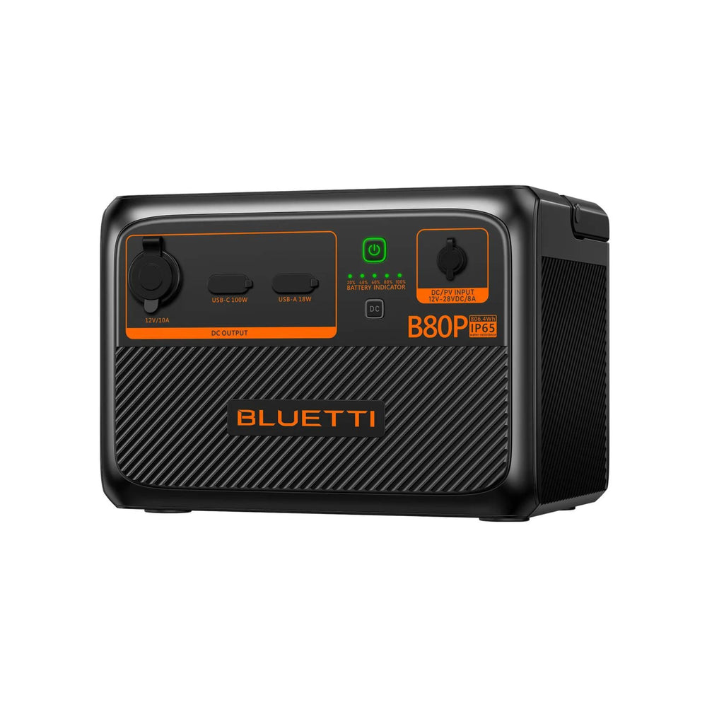 BLUETTI B80P Expansion Battery Left View