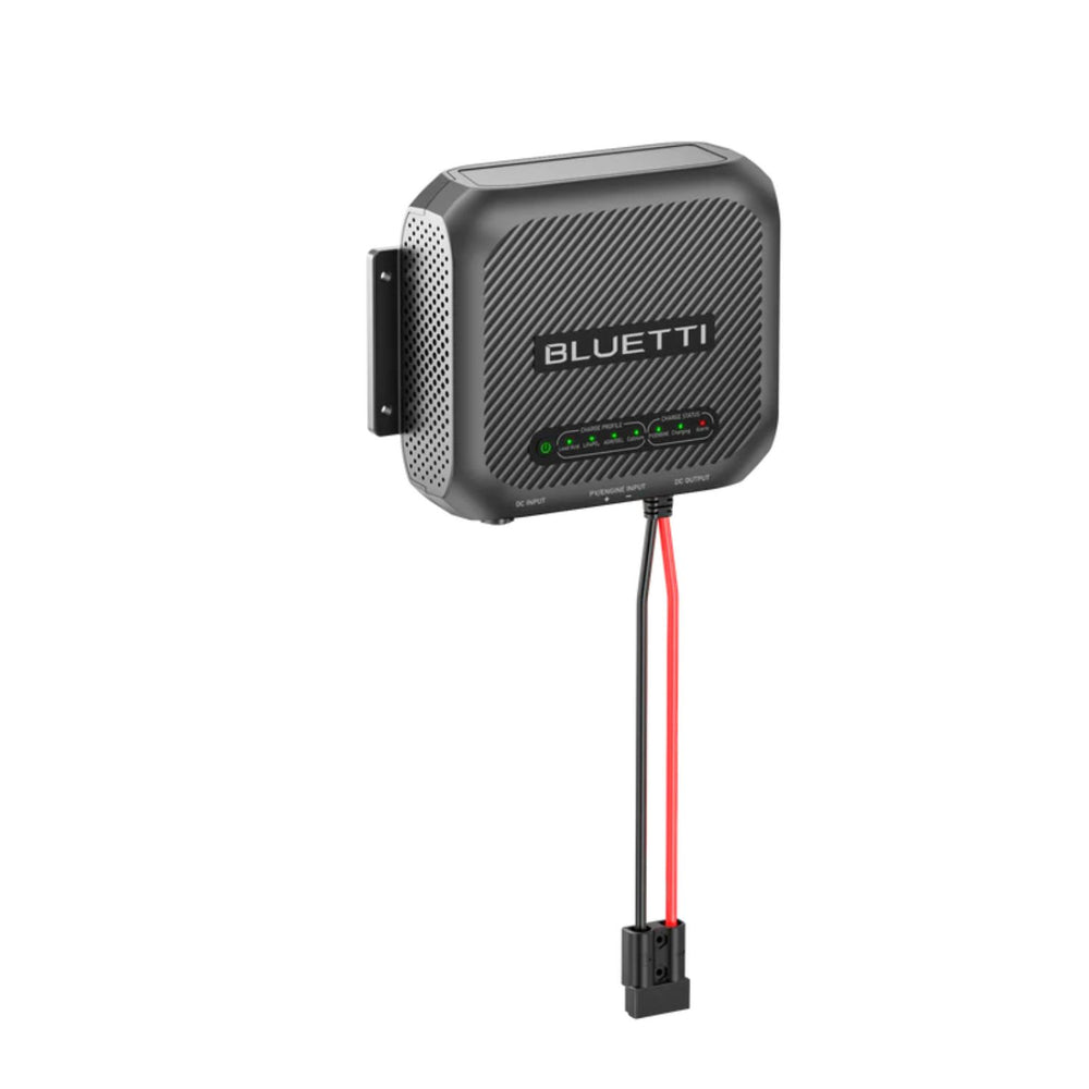 BLUETTI D40 DC-DC Battery Charger Left View showing the top view