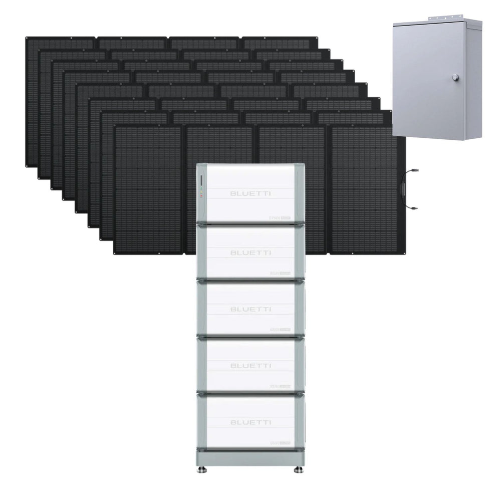 BLUETTI EP900 with 4 B500 Batteries, Home Kit, and 8×400W Solar Panels