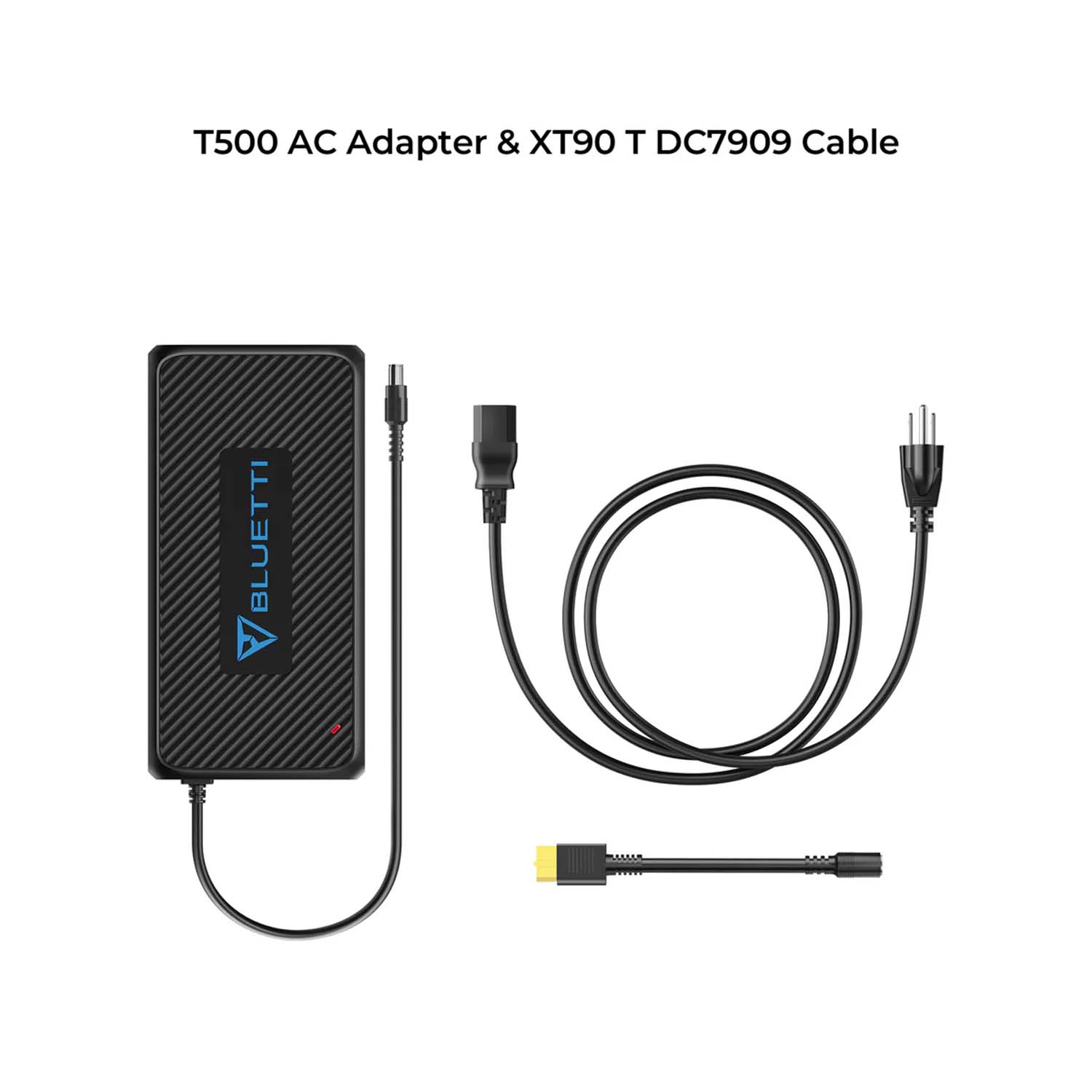 BLUETTI T500 AC Adapter With XT90 To DC7909 Cable