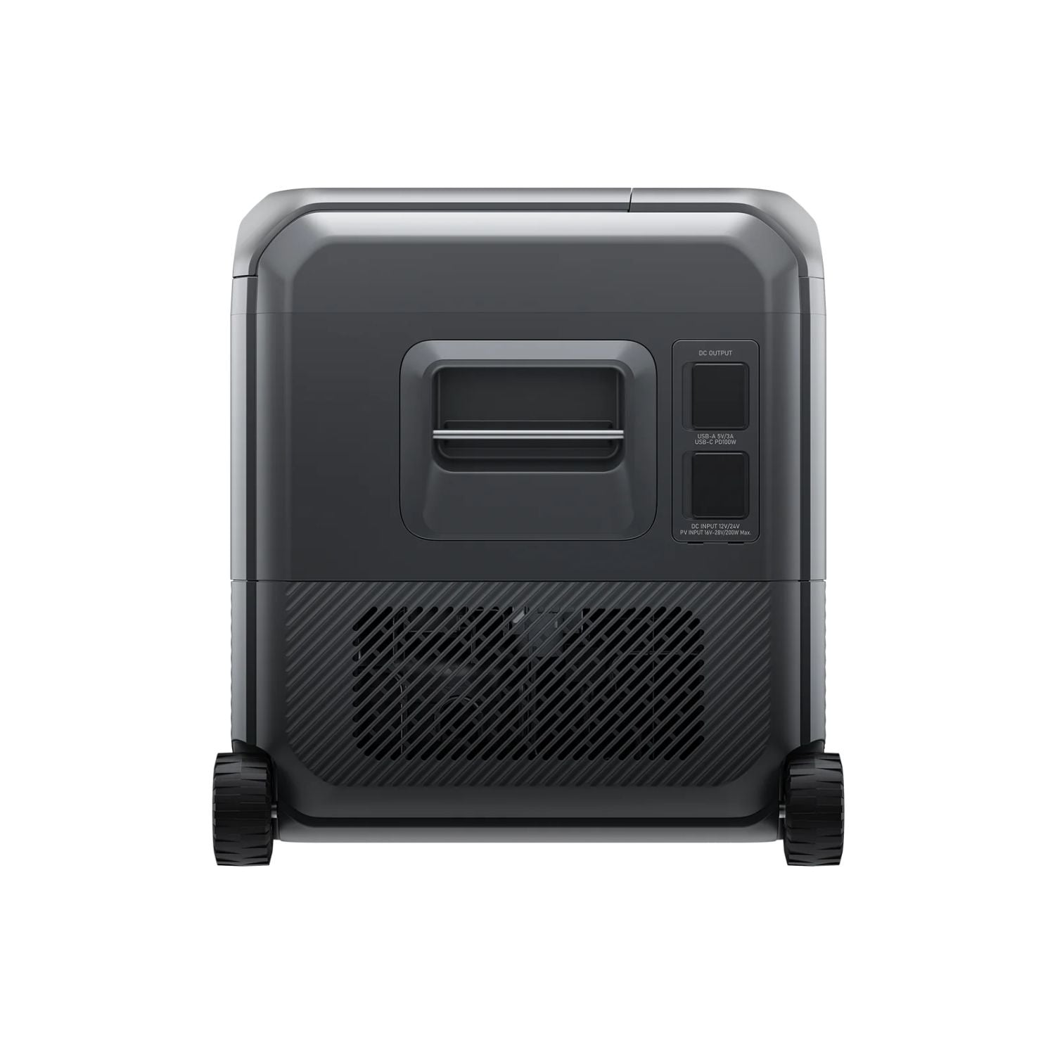 BLUETTI portable fridge back view