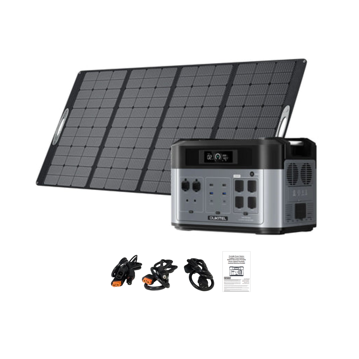 OUKITEL BP2000 Portable Power Station | 2048Wh | 2200W | 1000W Solar I