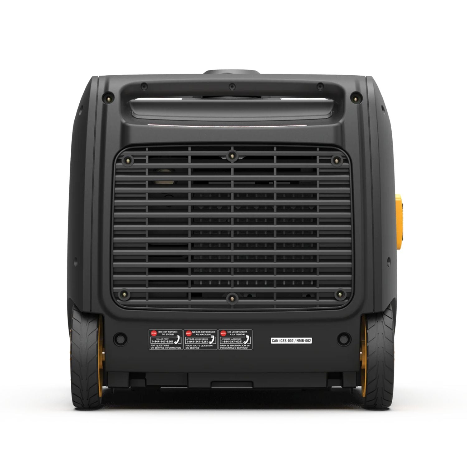 Back view of a Firman W03383 Generator 