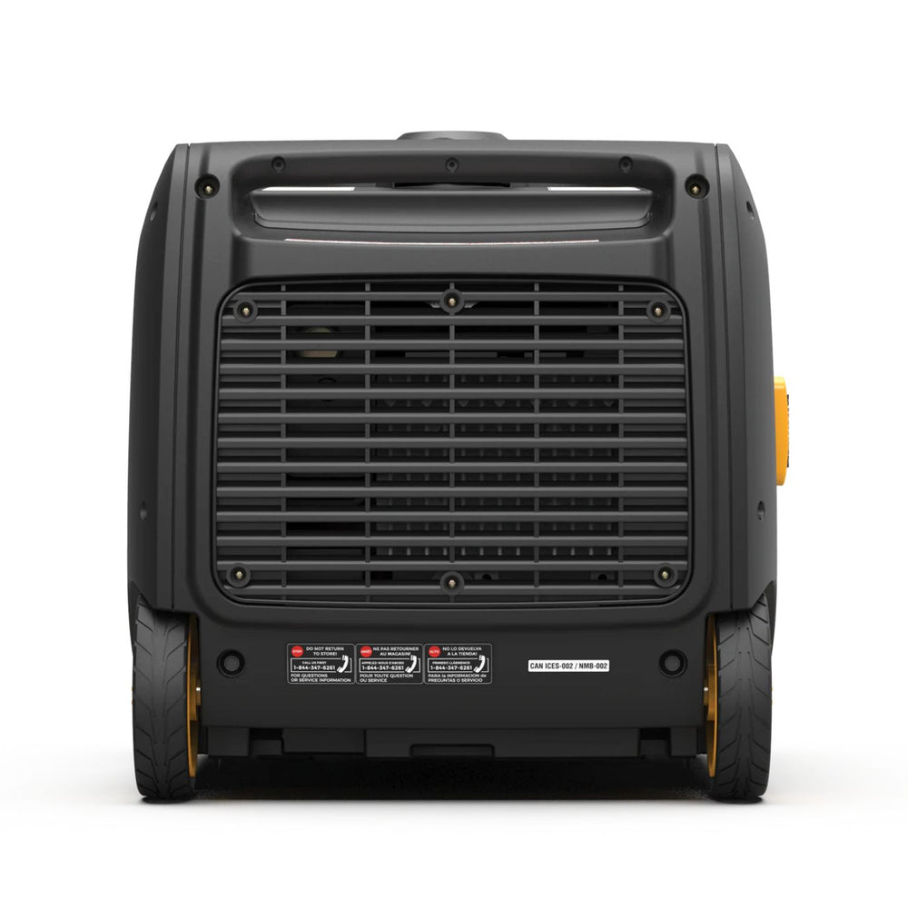 Back view of a Firman W03386 Generator