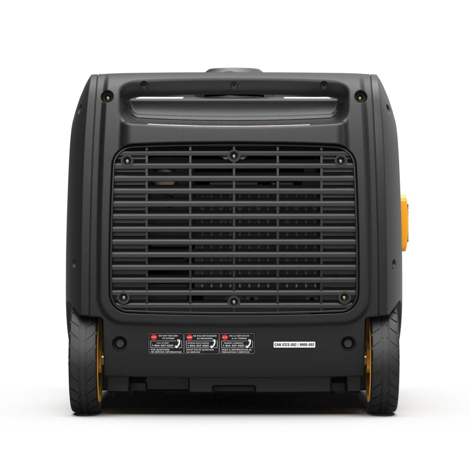 Back view of a Firman W03386 Generator