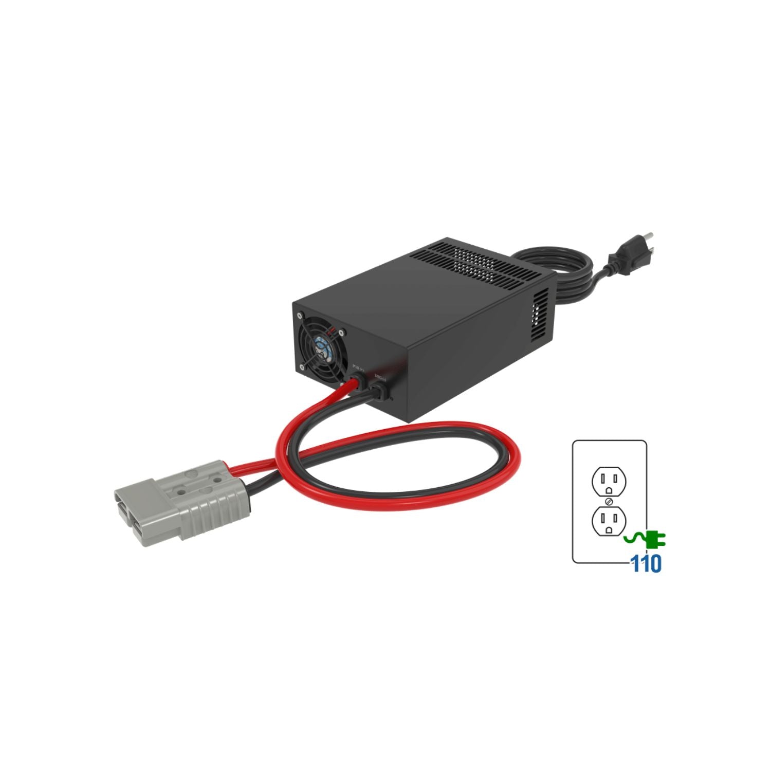 BigBattery 12V 110V AC 60A Lithium Charger 