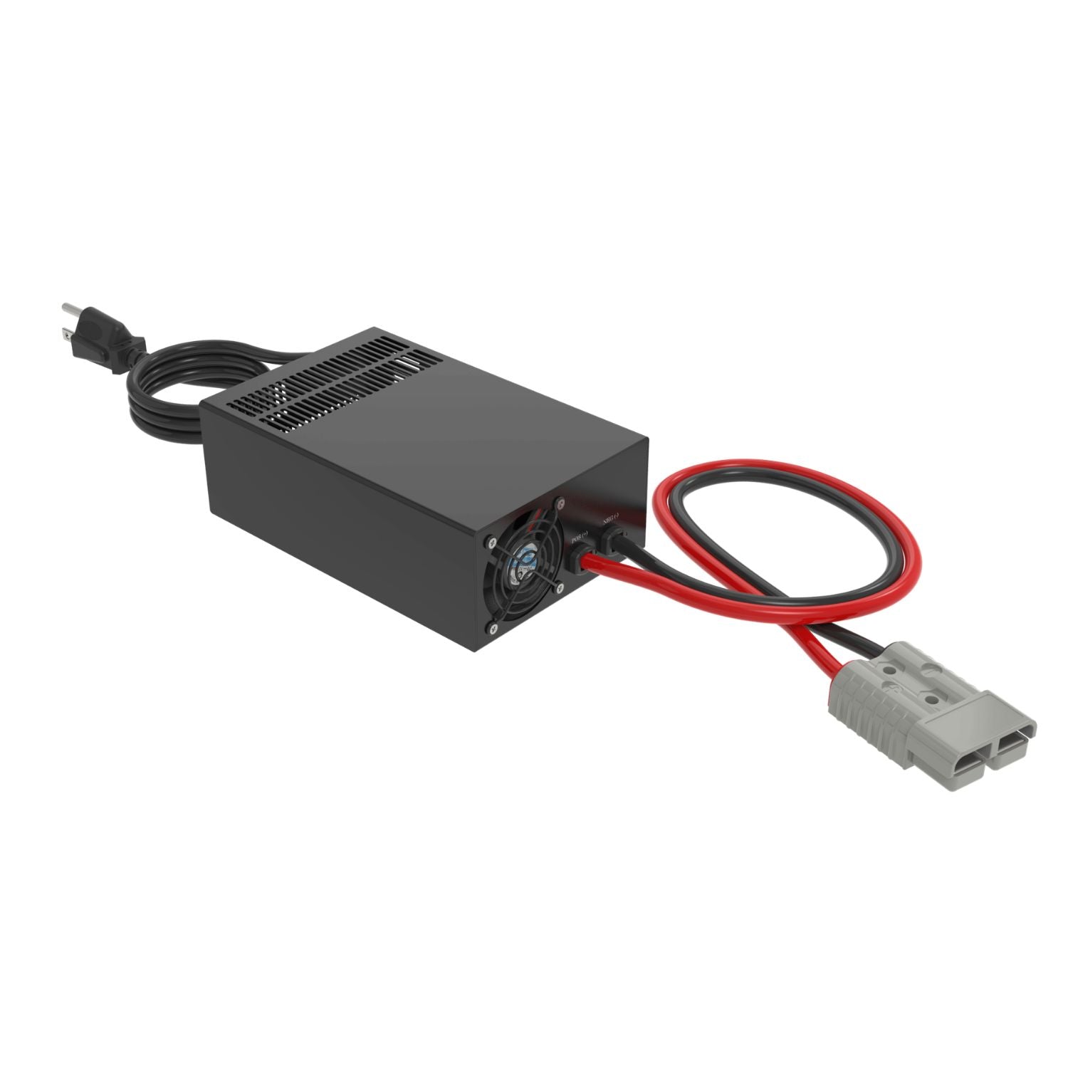 BigBattery 12V 110V AC 60A Lithium Charger right view