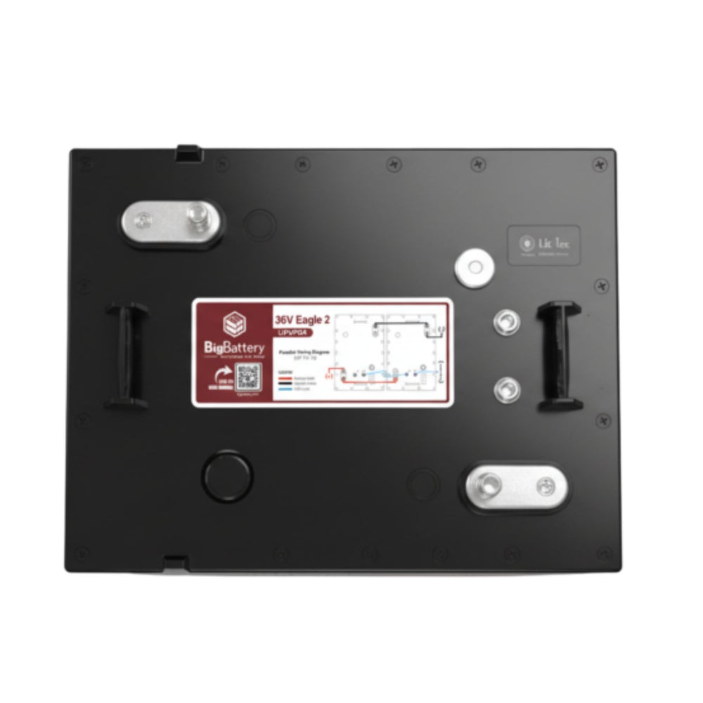 BigBattery 36V EAGLE 2 LiFePO4 Battery 40Ah 1.53kWh top view