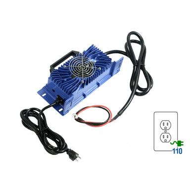 BigBattery 48V 110V AC 20A IP65 Blue Charger 