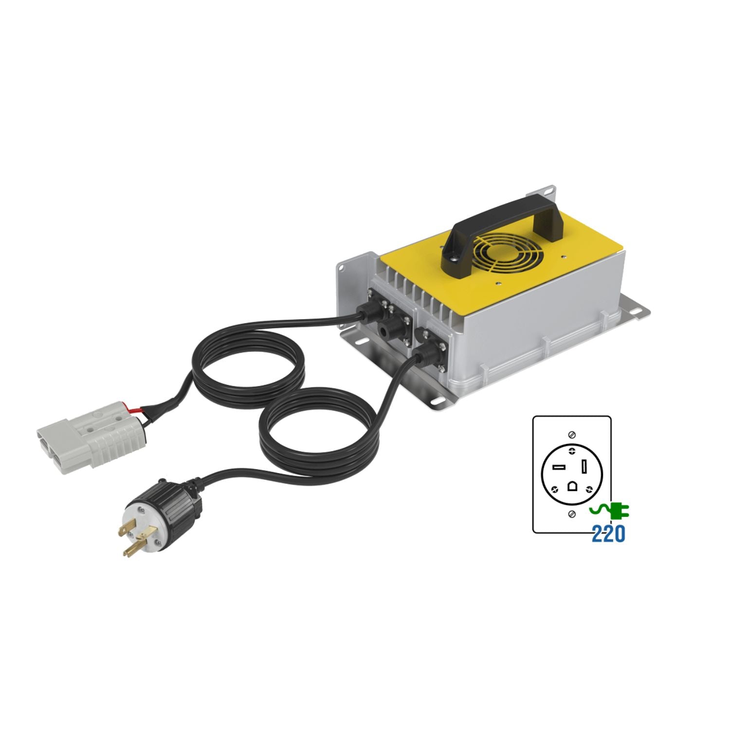 BigBattery 48V 220V AC 50A IP65 Lithium Charger 