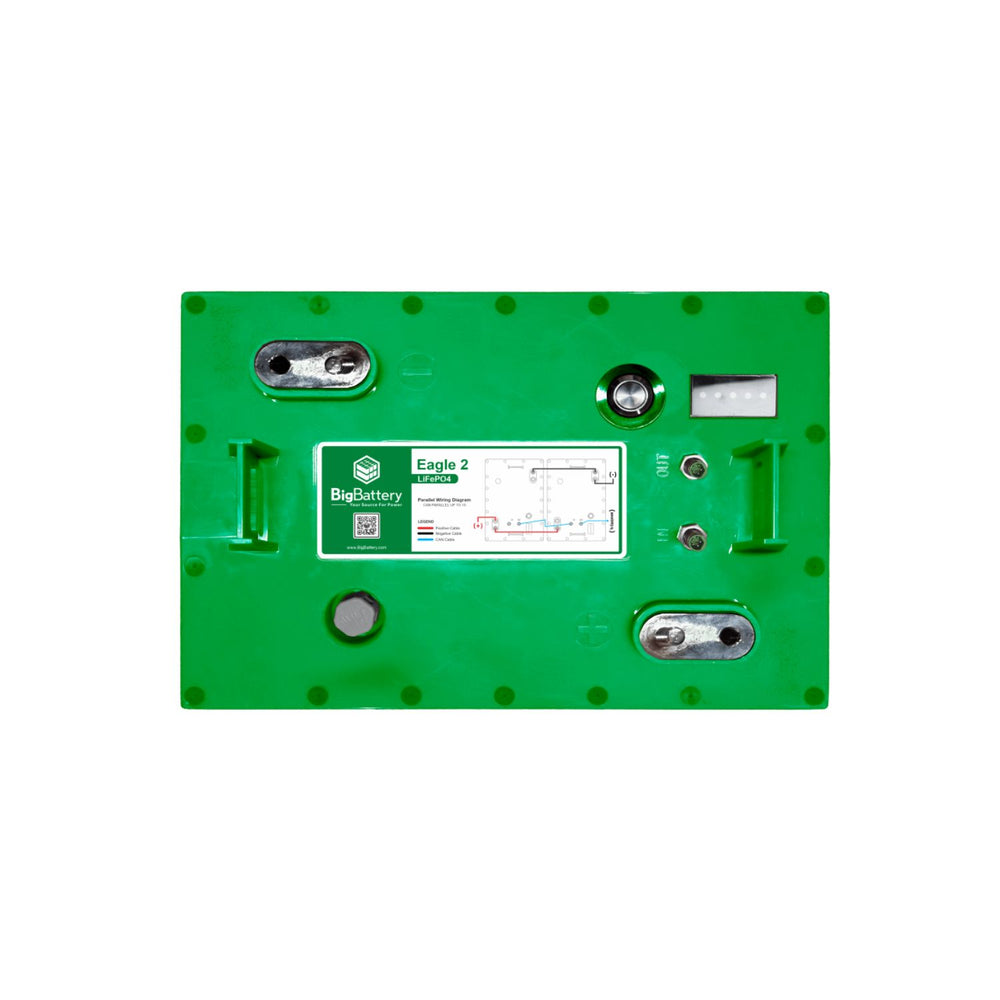 BigBattery 48V EAGLE 2 LiFePO4 Battery 32Ah 1.63kWh top view