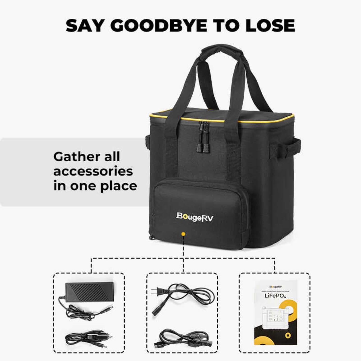 BougeRV Portable Carrying Bag For Fort 100 Power Station Storage