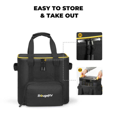 BougeRV Portable Carrying Bag For Fort 100 Power Station Is Easy To Store And Take Out