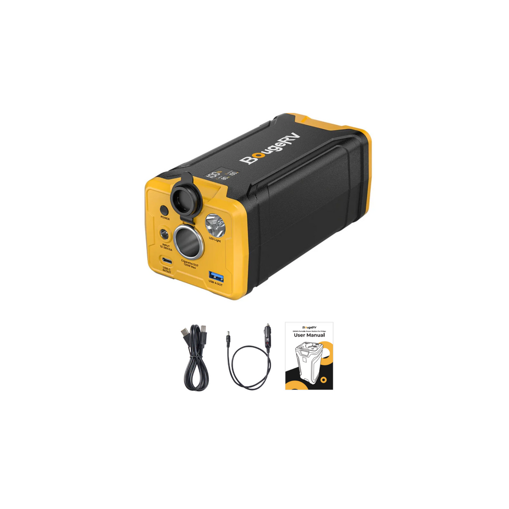 BougeRV 220Wh ポータブル電源 BougeRV 220Wh Portable Power Station for Fridge | Outbound Power
