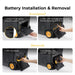 BougeRV 240Wh Detachable Battery for Fridge - Battery installation and removal