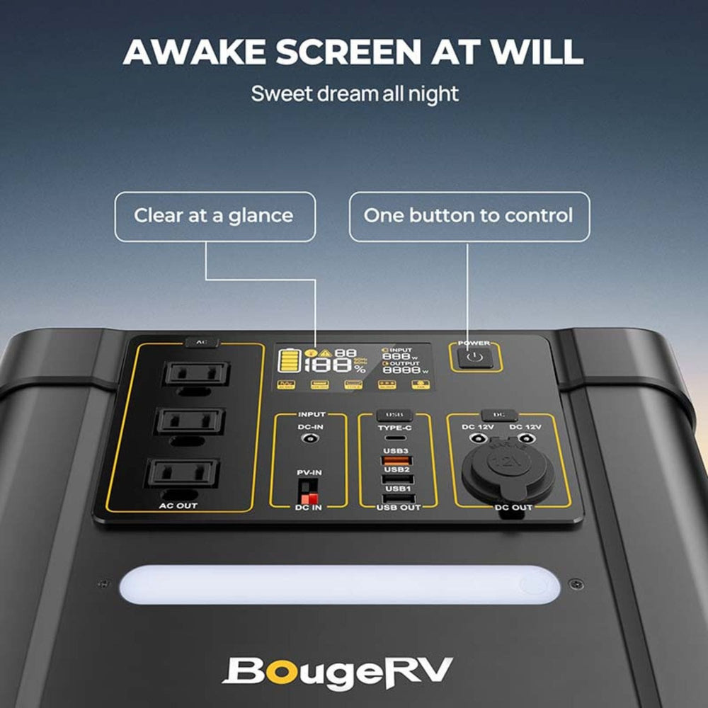 BougeRV Fort 1500 - One-Button Control