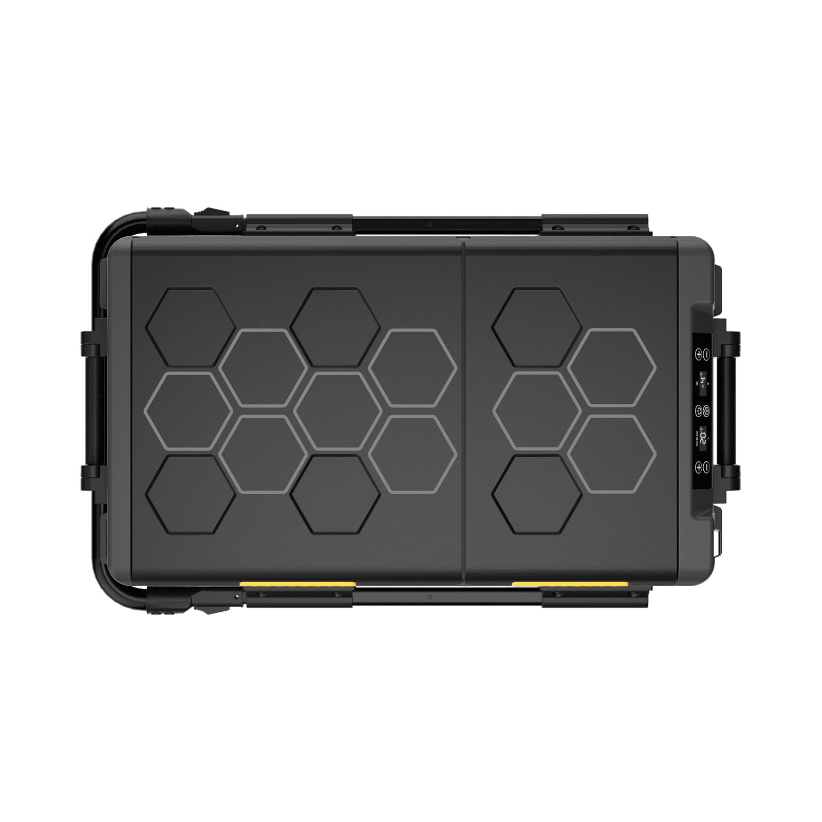 BougeRV New CRD2 V2.0 43QT Dual Zone 12V Portable Fridge top view