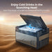 BougeRV New Rocky V3.0 41QT Dual Zone 12V Car Fridge - Enjoy cold drinks in the scorching heat