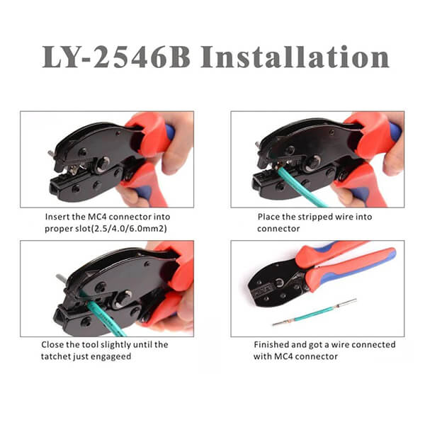 BougeRV Solar Crimper Tool Kit easy installation
