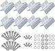 BougeRV Solar Panel Mounting Z Bracket Mount Kits - 8 Units Z brackets