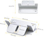 BougeRV Solar Panel Mounting Z Bracket Mount Kits dimensions 