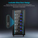 Cabinet 6 Slot with Bus Bar - Lockable Glass Door Design