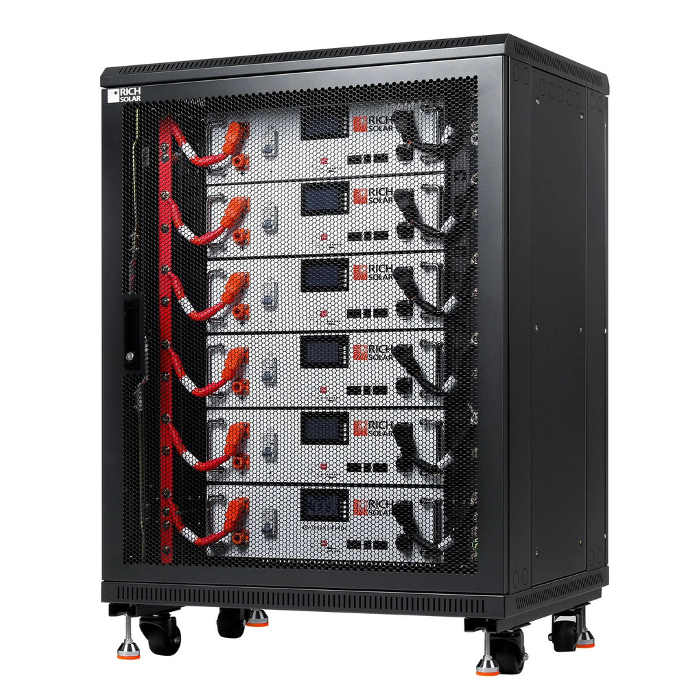 Closed Connection Box Rich Solar Alpha 5 Server Lithium Iron Phosphate With 6 Battery