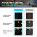Comparison of Renogy half-cell technology with conventional Renogy Flexible 100W on a boat deck.