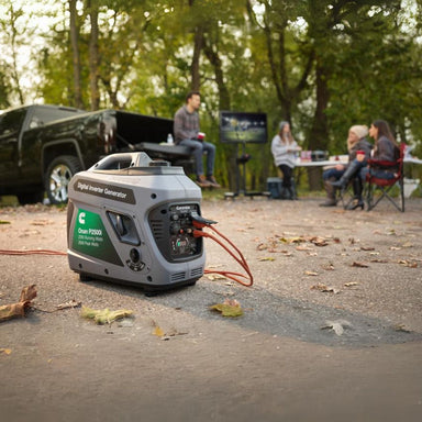 Cummins Onan P2500i Inverter Portable Generator in the forest