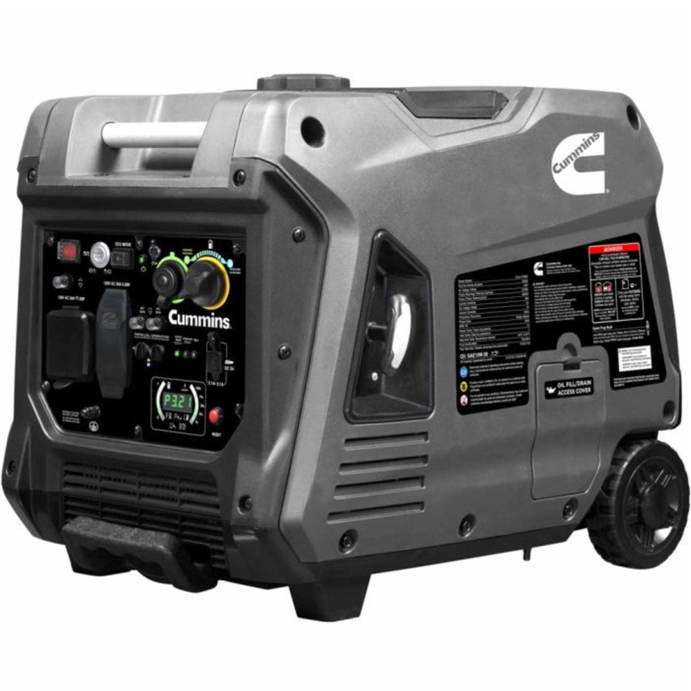 Cummins Onan P4500iDF Dual Fuel Portable Inverter Generator left view