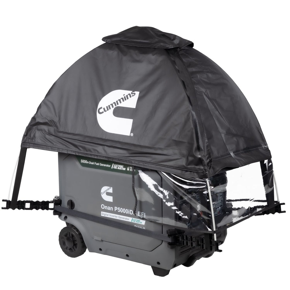 Cummins Inverter Generator Running Cover side view
