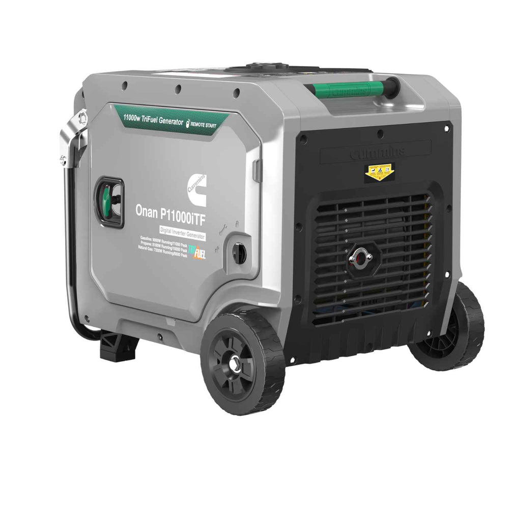 Cummins Onan P11000iTF Tri-Fuel Inverter Genrator Right And Rear View