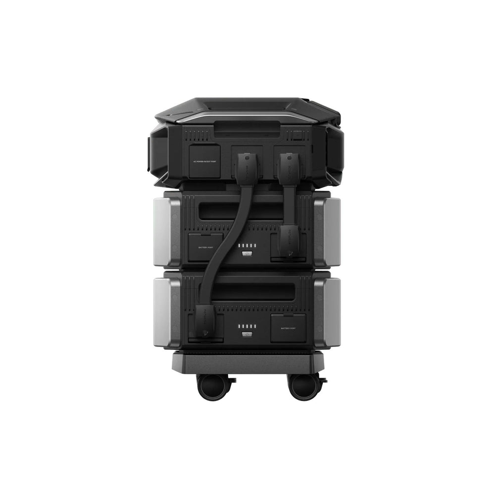 DELTA Pro Ultra X Side View With Battery Ports