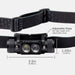 Dark Energy Oracle Headlamp - 900 Lumens Black - Dimensions 