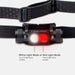 Dark Energy Oracle Headlamp - 900 Lumens Black - White and Red Light Mode