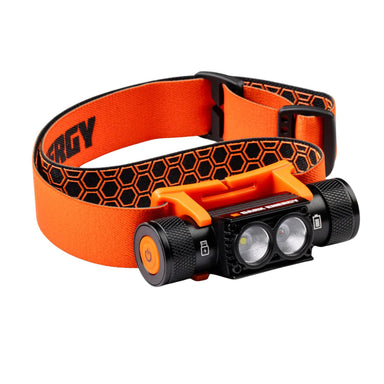Dark Energy Oracle Headlamp - 900 Lumens Orange 