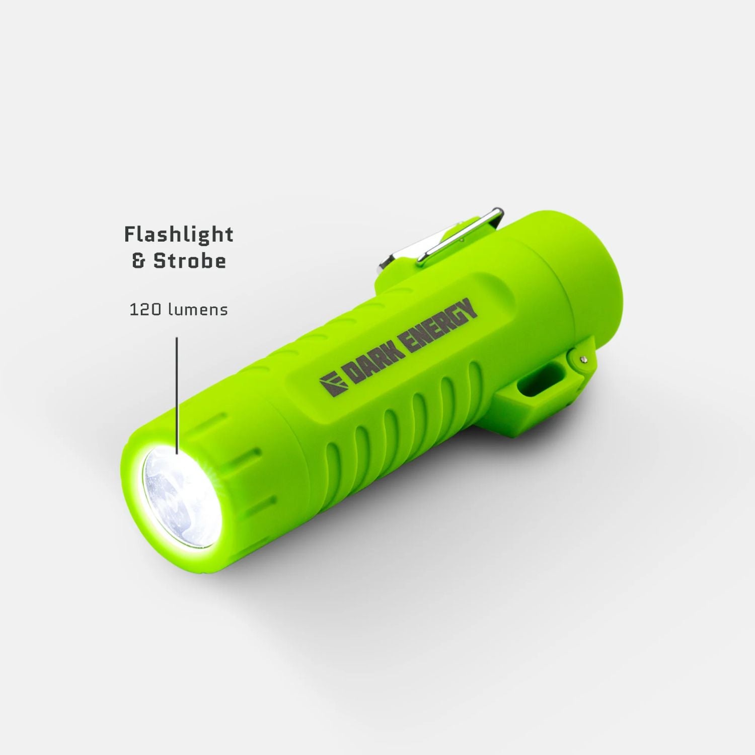 Dark Energy Plasma Lighter - Green - Flashlight and Strobe 