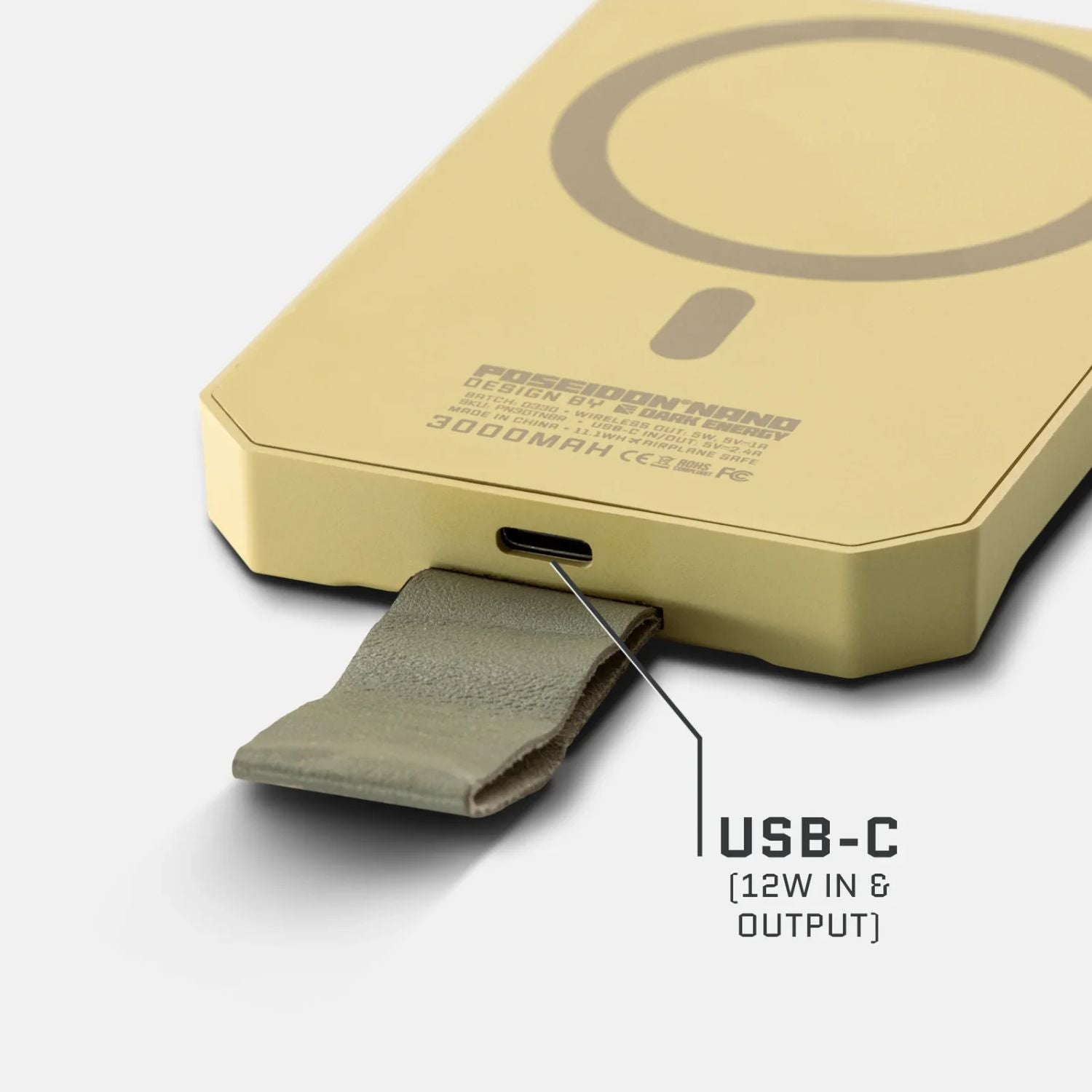 Dark Energy Poseidon Nano Power Bank - Desert USB-C Output 