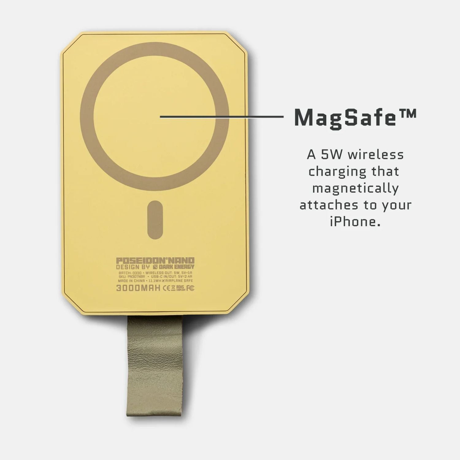 Dark Energy Poseidon Nano Power Bank - Desert magsafe